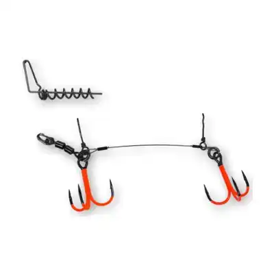 Double Swivel Stinger Rig XL - UVO - Haken: 2/0