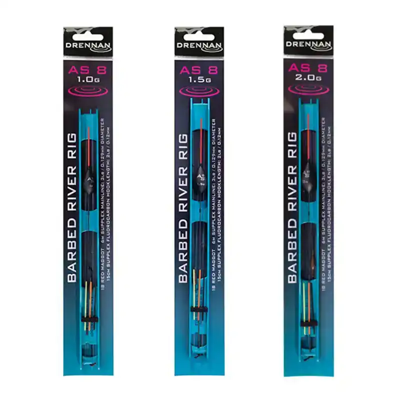 AS8 River Rigs - Barbed - 2,0 Gramm - #18 - 0,129 mm
