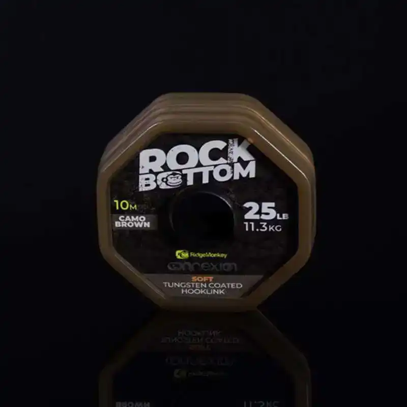 Connexion Rock Bottom Tungsten Soft Coated Hooklink - Camo Brown