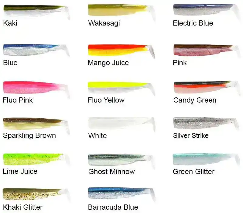 Black Minnow Body - No 2 (90) - Barracuda Blue