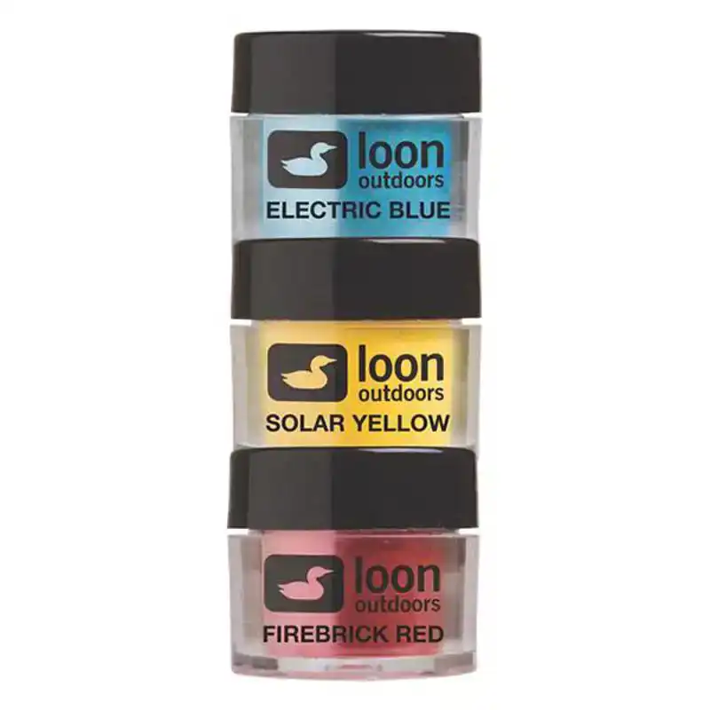 Fly Tying Powders - 3 Farben