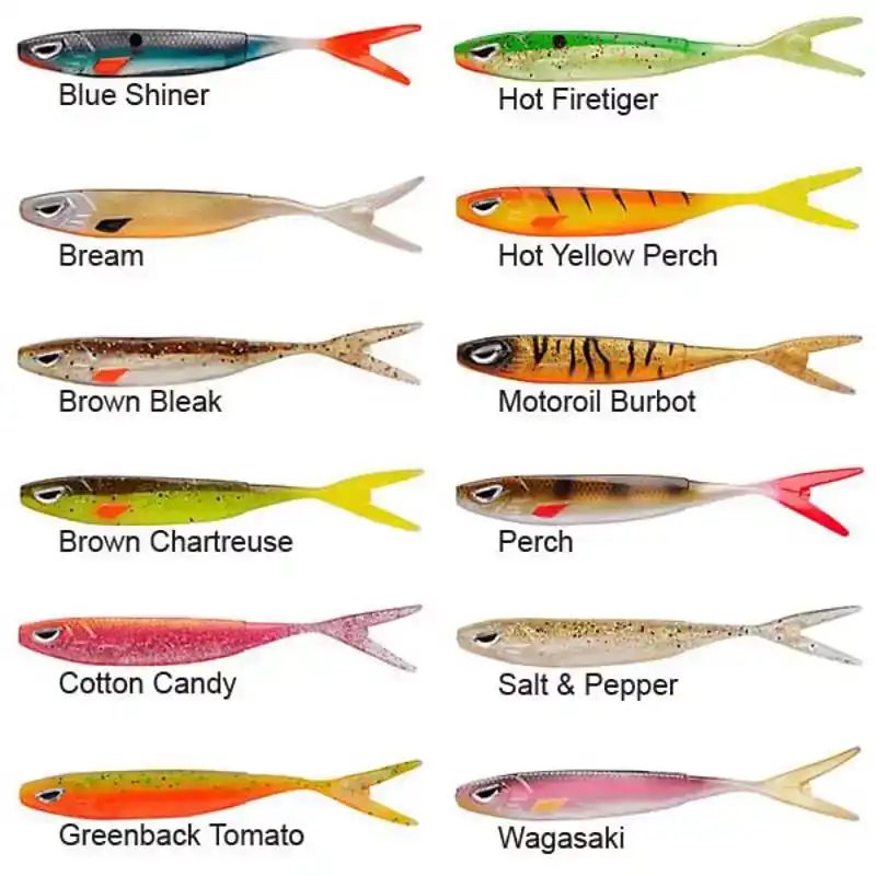 Sick Vamper Shad - 8 cm - Brown Bleak