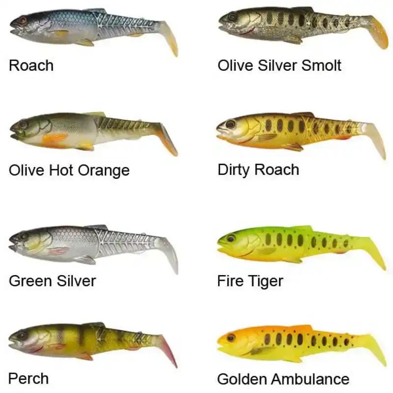 Craft Cannibal Paddletail - 8,5 cm - Green Silver