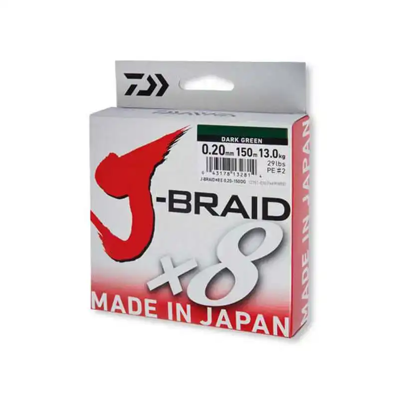 J-Braid X8 - Chartreuse - 0,06 mm - 4 kg - 150 m