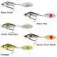 3D Sticklebait Tail Spin - 6,5 cm - Black Red