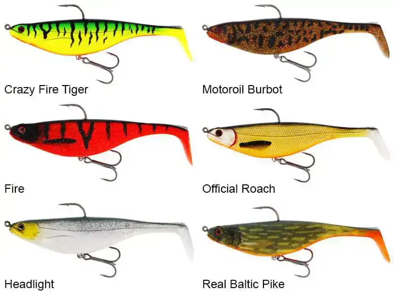 Shad Teez Ready & Rigged - 16 cm - Crazy Fire Tiger