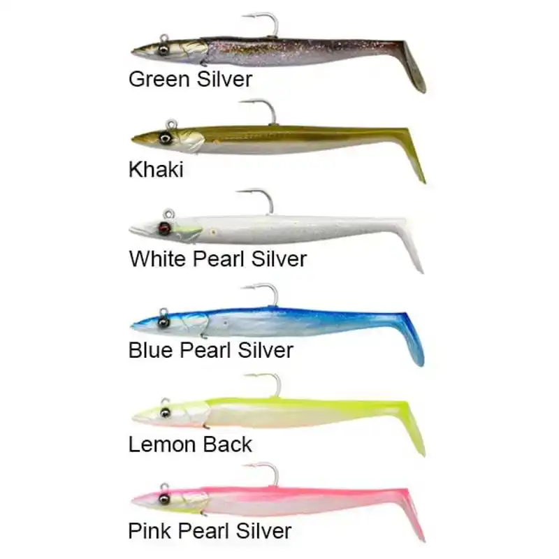 Sandeel V2 - 12 cm - White Pearl Silver