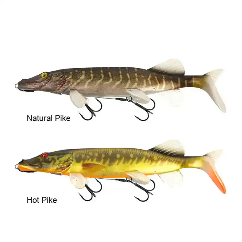 Giant Realistic Pike Replicant - 40 cm - Hot Pike