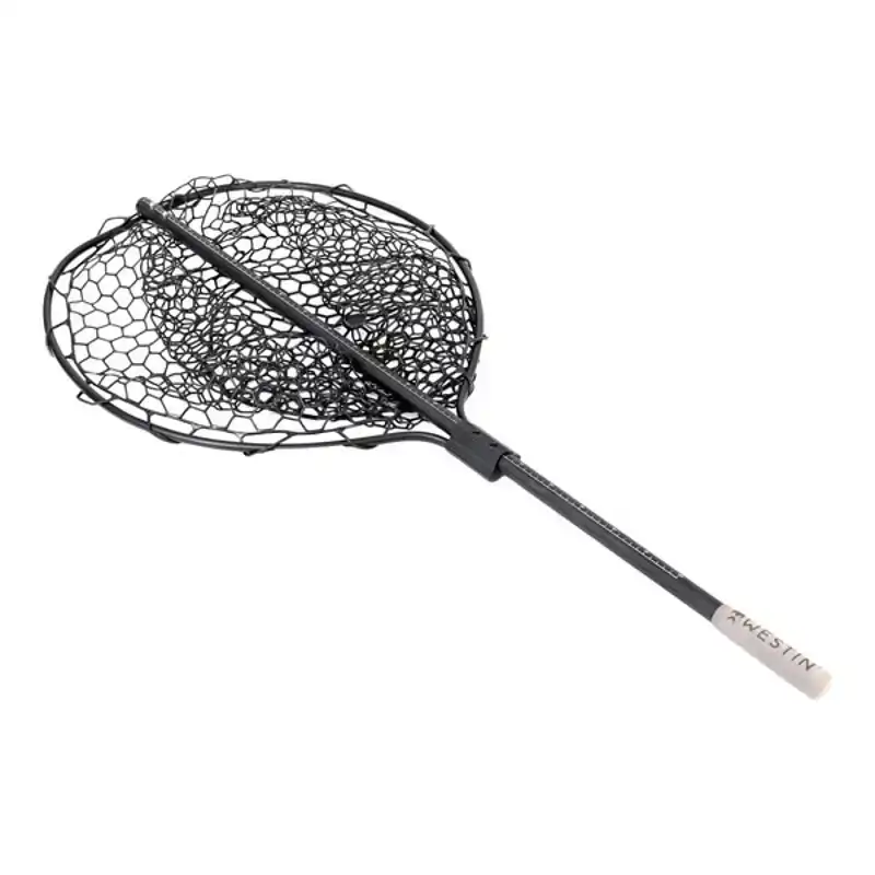 W3 C&R Full Rubber Mesh Landing Net
