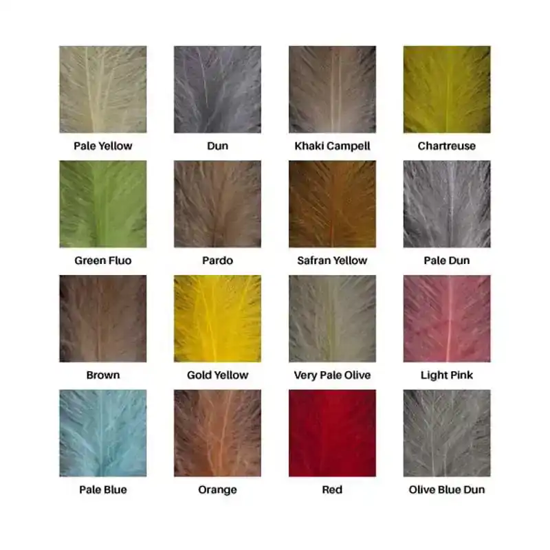 Feathers Standard Grade - Chartreuse