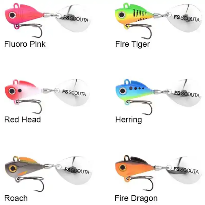 FreeStyle Scouta Jig Spinner - 6 Gramm - Fire Dragon