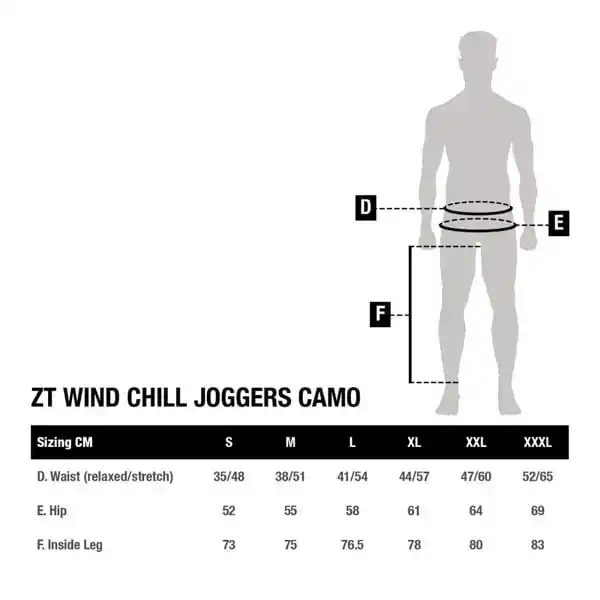 ZT Wind Chill Joggers Camo - Größe: S
