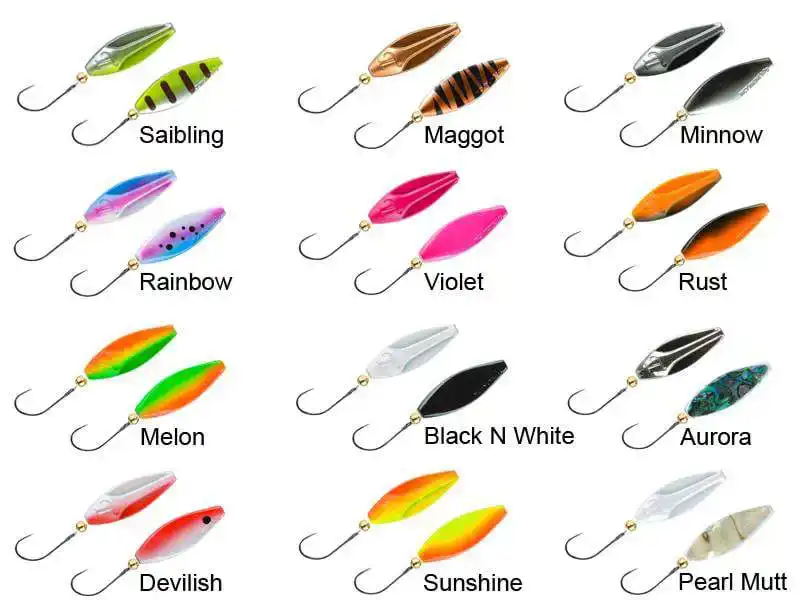 Trout Master Incy Inline Spoon - 1,5 Gramm - Rainbow