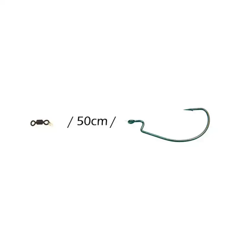 Fluorocarbon Offset Rigs - Haken: 1/0
