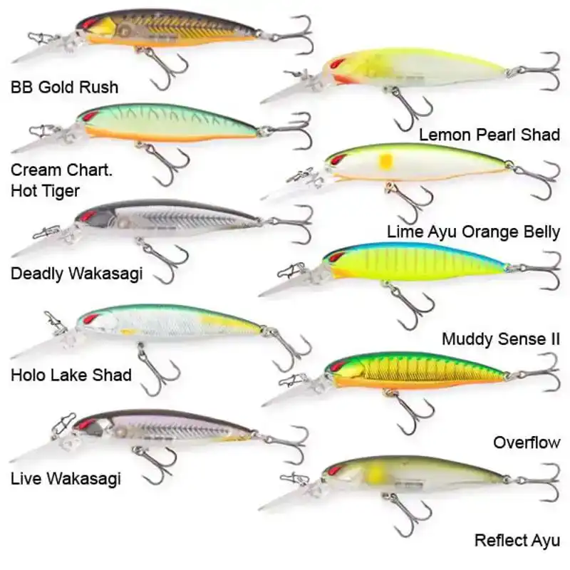 Laydown Minnow Deep JW - Holo Lake Shad