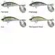 Spearhead Ryuki Spin - 3 cm - 5 Gramm - Tennessee Shad