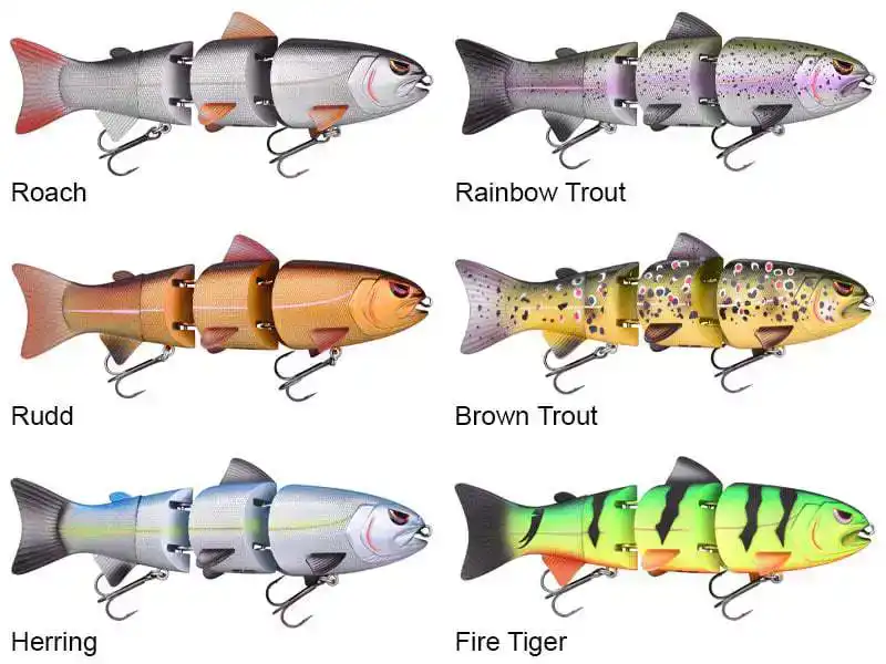 Swimbait UV - 8'' - Brown Trout