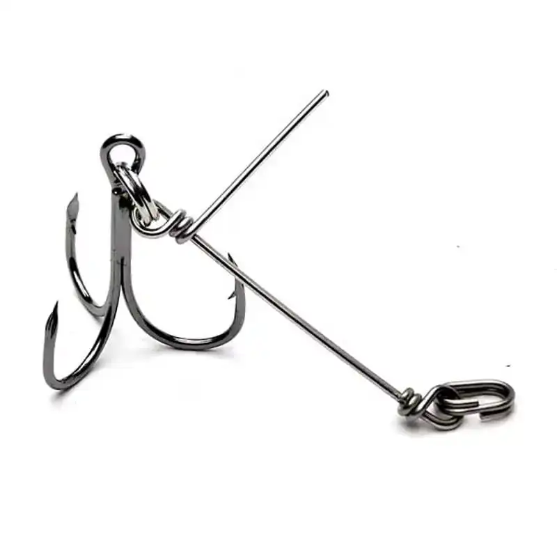 The Stinger - Set: 4 (1x Haken 1/0 für Gummifische von 14 bis 18 cm)