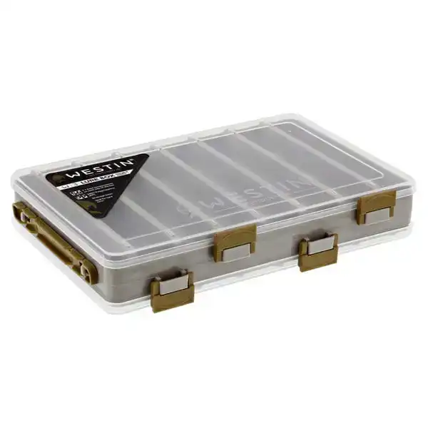 W3 Lure Box Double Sided - S6 - 28,5 x 19 x 5 cm (14 Fächer in der Breite)
