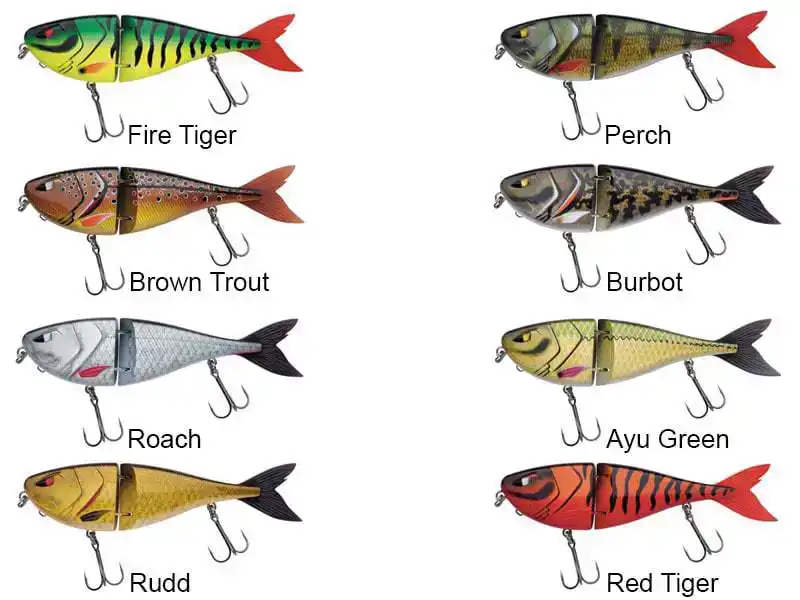 Zilla Jointed Glider - 13,5 cm - Ayu Green