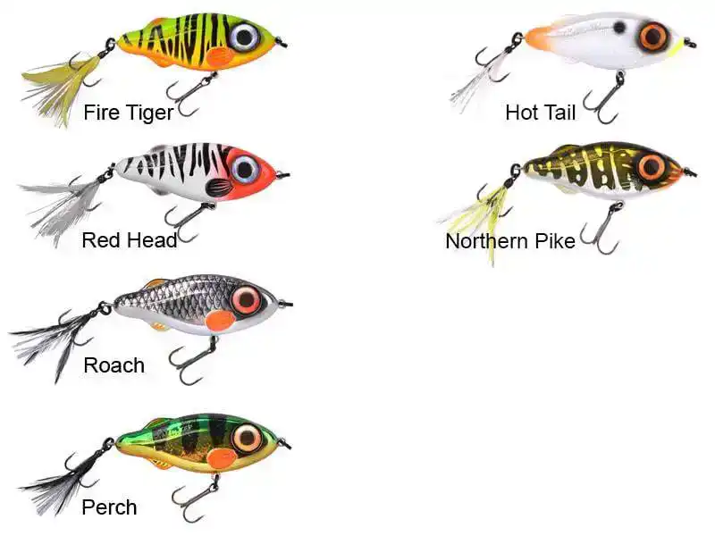 Iris Flash Jerk - 9,5 cm - Fire Tiger