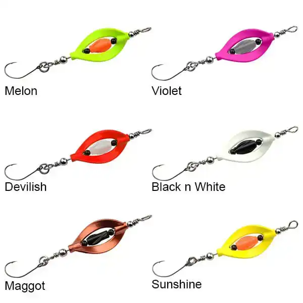 Trout Master Incy Double Spin Spoon - Violet