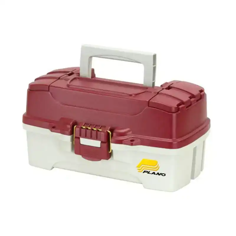 One Tray Tackle Box - Red White