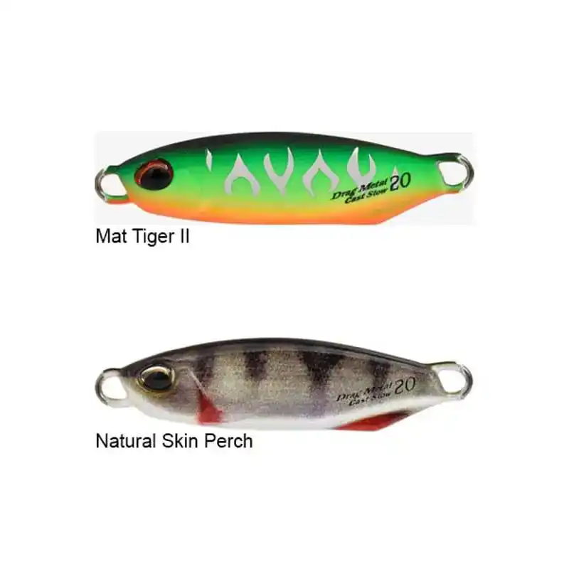 Drag Metal Cast Slow - 15 Gramm - Mat Tiger II
