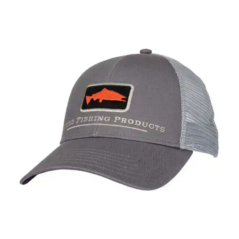 Salmon Icon Trucker Hat - Hex Flo Camo Timber