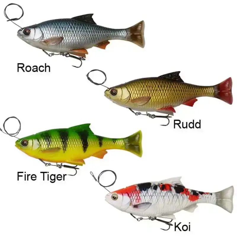 4D Line Thru Pulse Tail Roach - 18 cm - Slow Sink - Fire Tiger