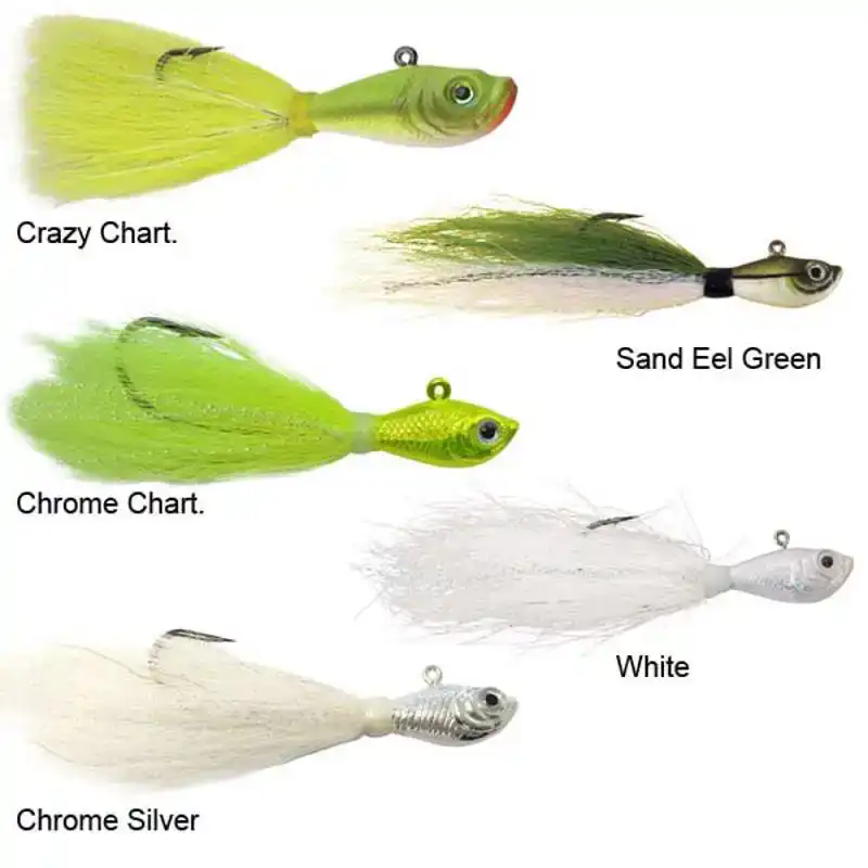 Bucktail Jig - Crazy Chart. - 1/4 oz. - 7 Gramm