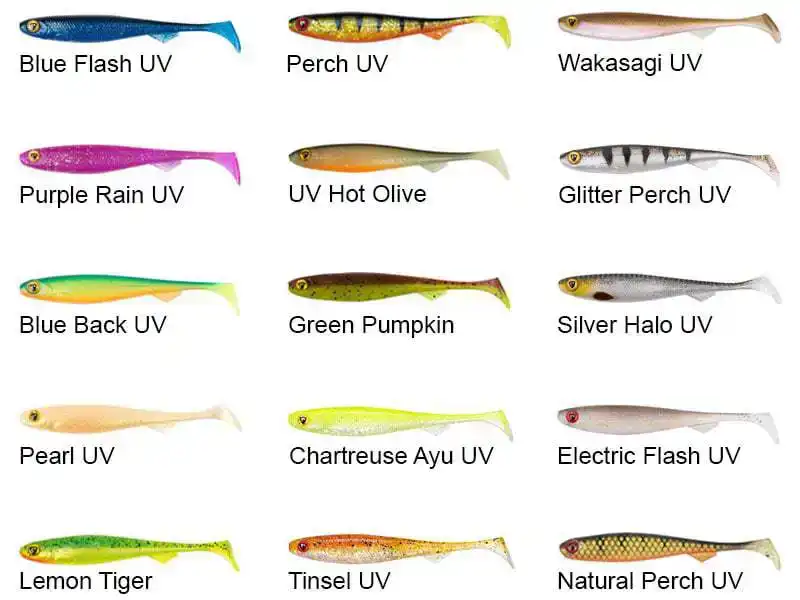 Slick Shad - 7 cm - Blue Back UV