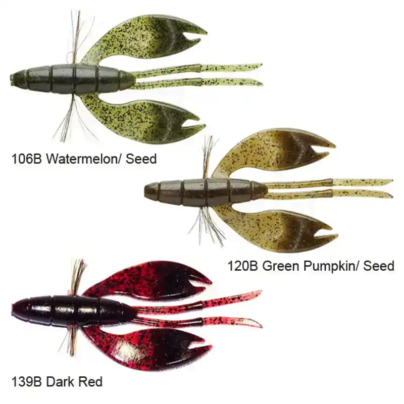 Bait Breath Bys Flappin Chunk - 120B Green Pumpkin/ Seed - 120B Green Pumpkin/ Seed