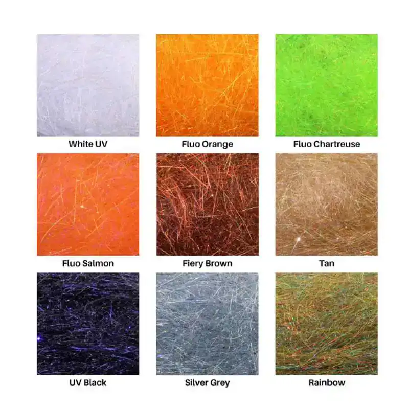 Salmo Supreme Extra Long Fiber Dubbing - Fiery Brown