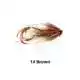 Waterpushing Pike Flies - 1# - Brown