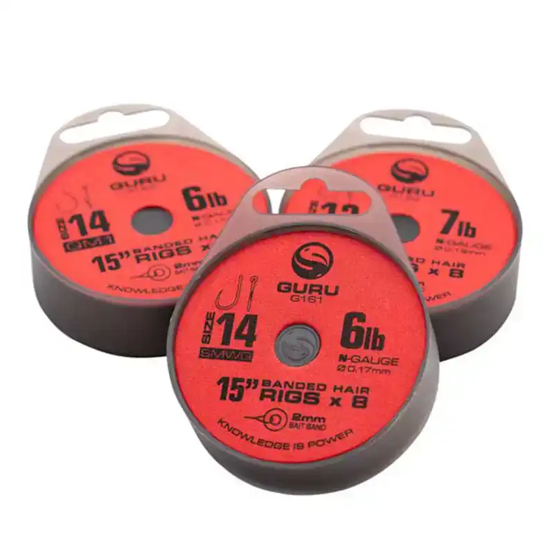 SMWG Bait Band Rigs - Haken: 10 - 0,19 mm - 4''