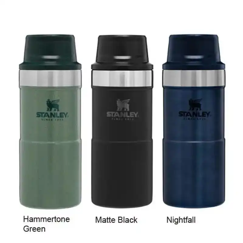 The Trigger Action Travel Mug - 0,25 l - Hammertone Green