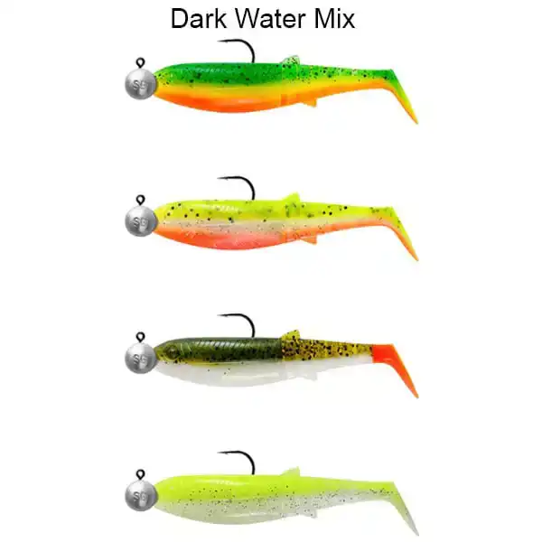 Ready Cannibal Shad - 8 cm - Clear Water Mix