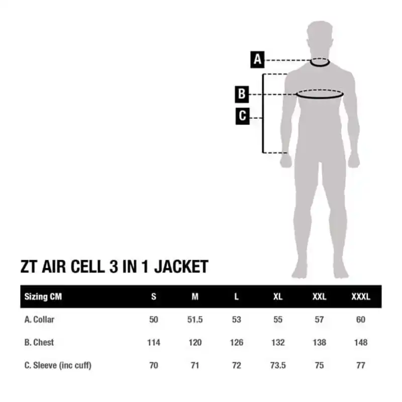 ZT Air Cell 3 in 1 Jacket - Größe: S