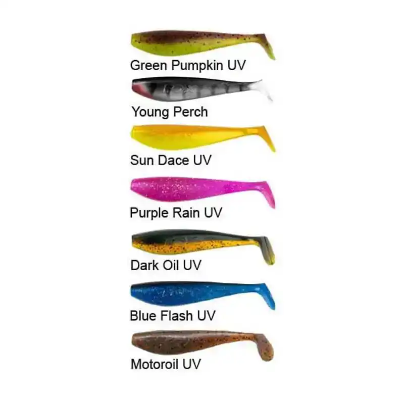 Zander Pro Shad - 7,5 cm - Dark Oil UV