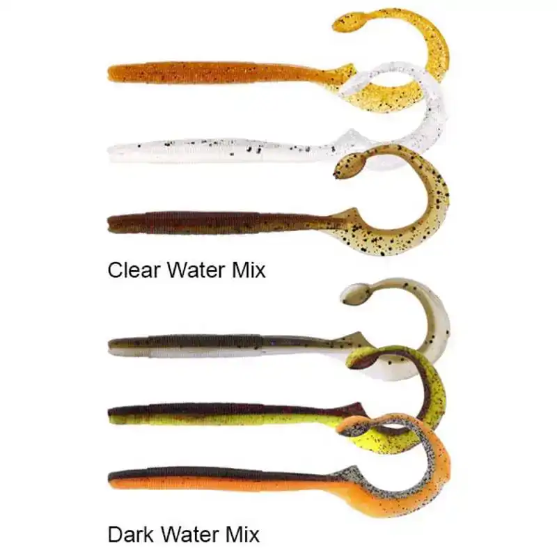 Ned Worm Curl - Black / Chart.