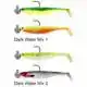 Shad Teez Slim Ready & Rigged - 7,5 cm - Clear Water Mix 1