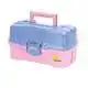 Two Tray Tackle Box - Pink