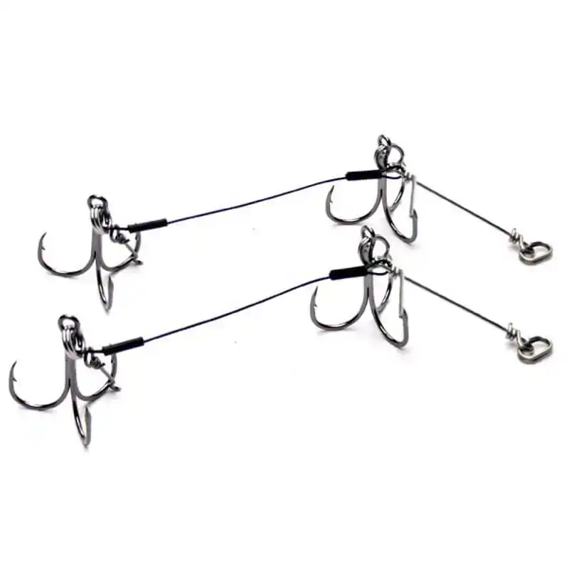 The Stinger - Set: 4 (1x Haken 1/0 für Gummifische von 14 bis 18 cm)