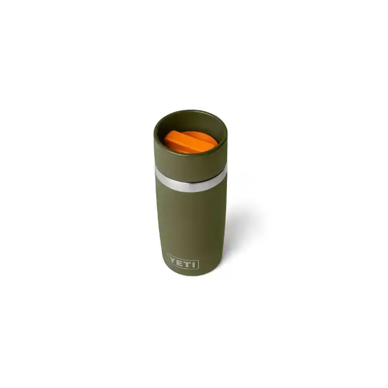 Rambler Travel Bottle - Limited Edition - 12 oz - Olive/King Crab Orange