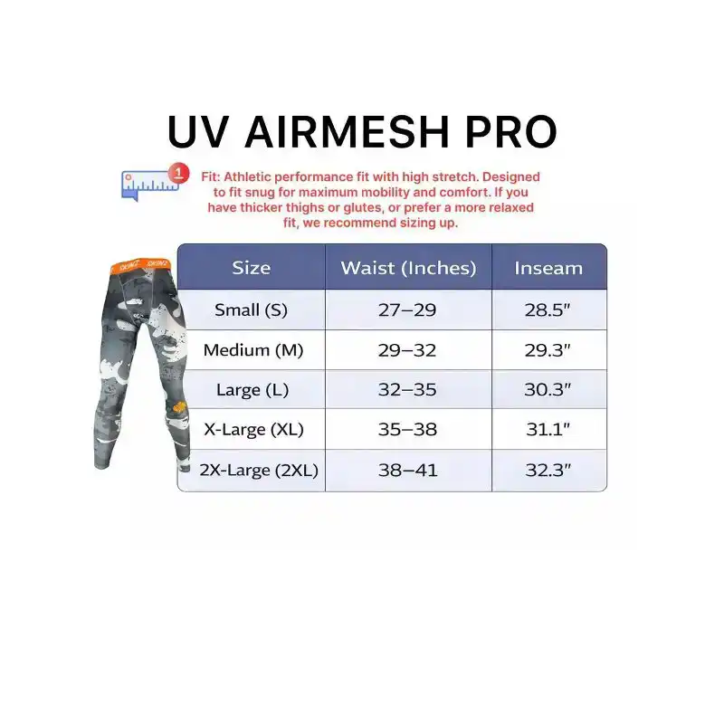 SolarFlexz UV AirMesh Pro Leggings - Medium
