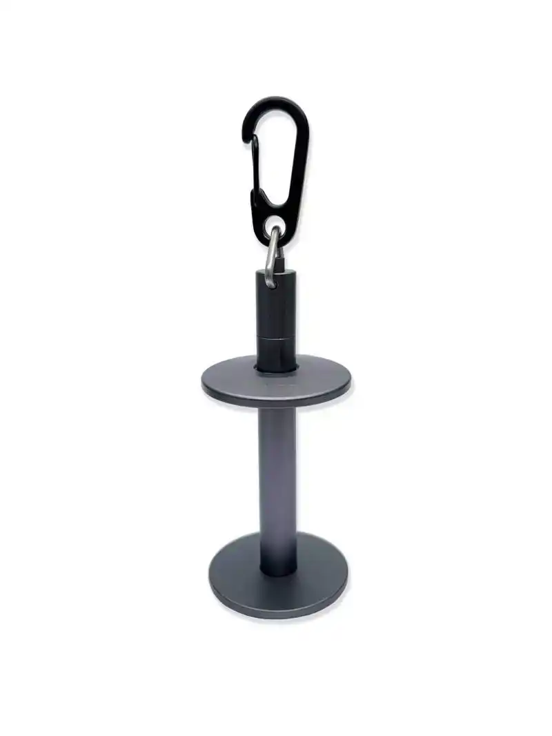 Tippet Holder Metallic Grey