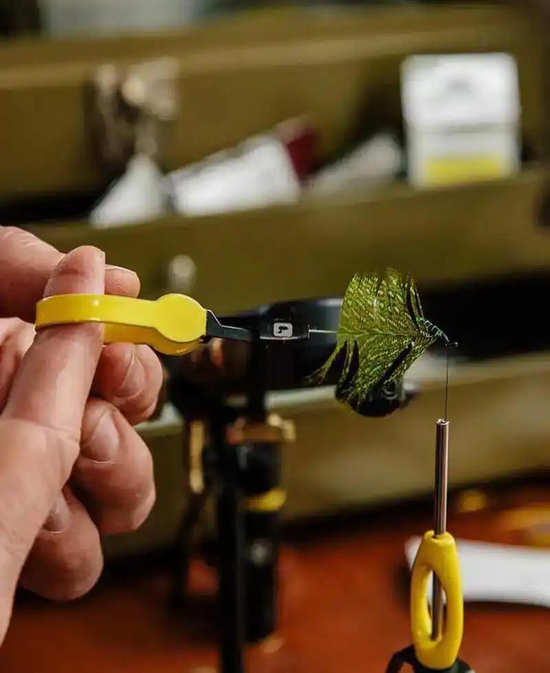 Ergo Hackle Plier - Yellow
