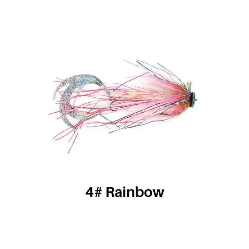 Waterpushing Pike Flies - 1# - Brown