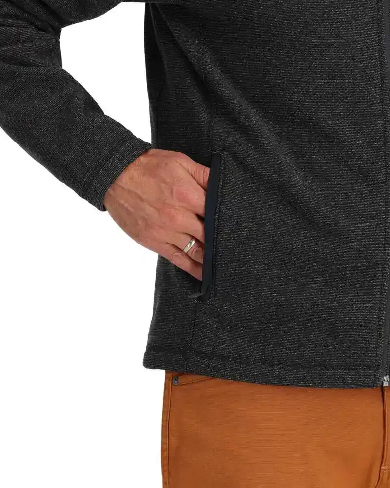 Rivershed Full Zip Black Heather L